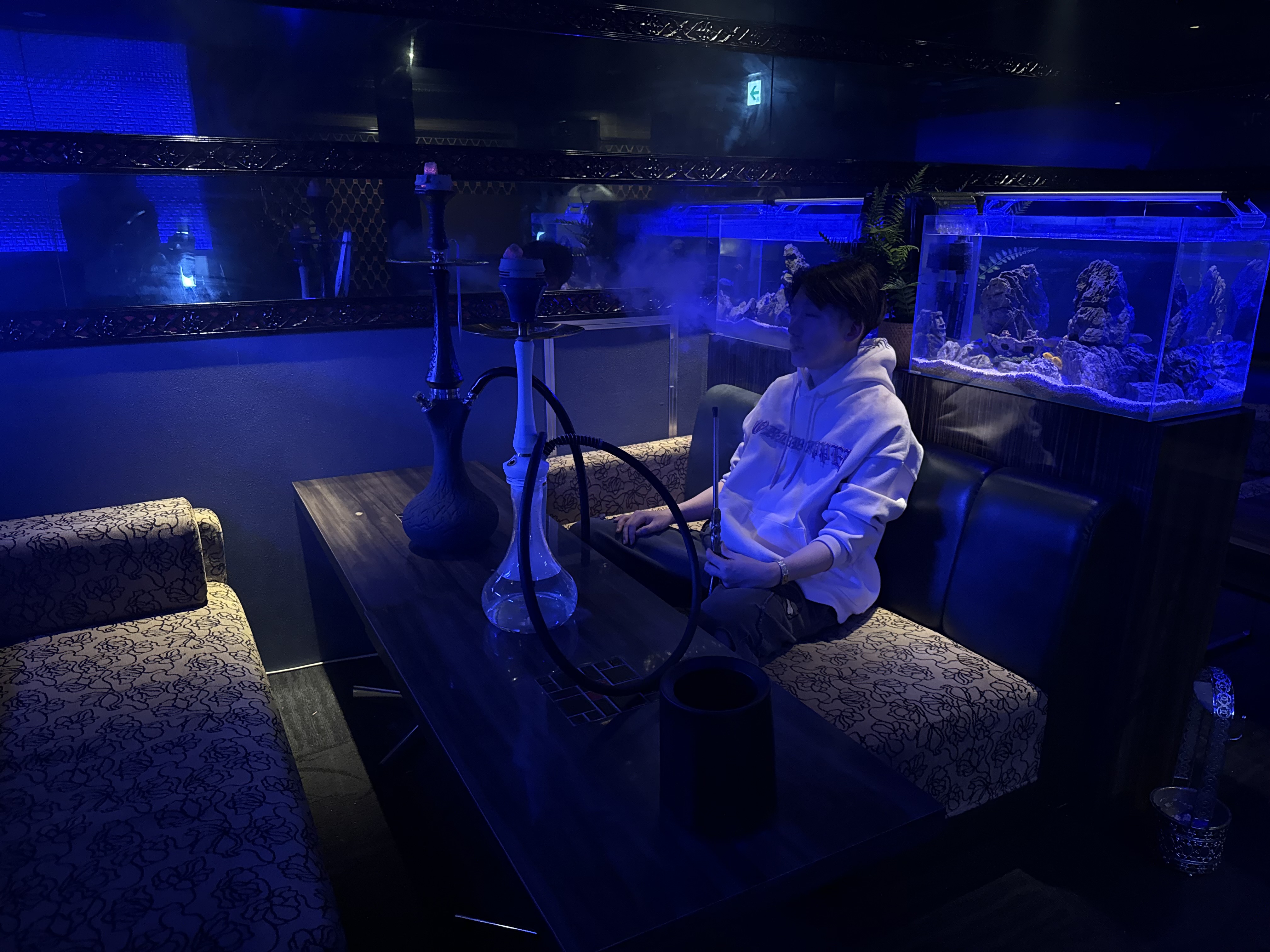 shisha lounge 漂 店内